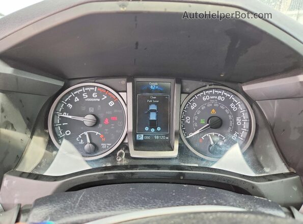 3TMDZ5BN4NM136231 2022 TOYOTA TACOMA Black Instrument cluster view