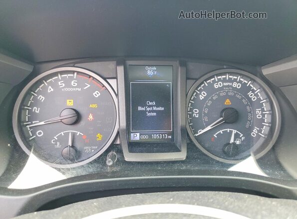 3TMDZ5BN8JM054335 2018 TOYOTA TACOMA Silver Vista del cuadro de instrumentos