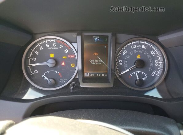 3TMDZ5BN8PM140723 2023 TOYOTA TACOMA White Widok zestawu wskaźników