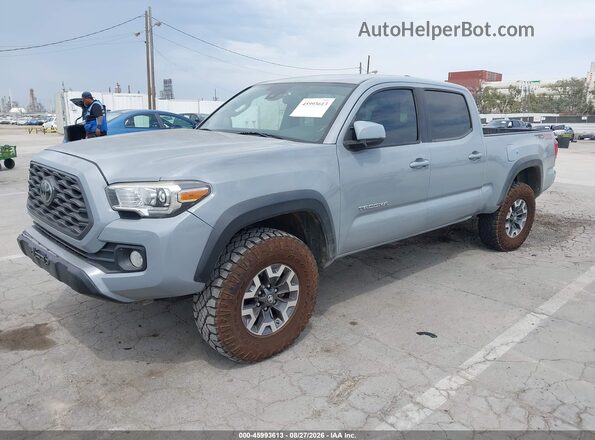 3TMDZ5BN9LM094247 2020 TOYOTA TACOMA Light Blue წინა მარცხენა ხედი სამი მეოთხედიდან