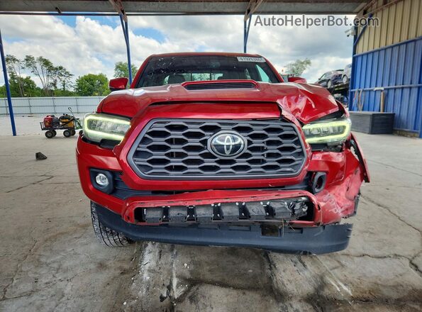 3TMDZ5BN9MM101022 2021 TOYOTA TACOMA Red Դիմացի տեսք