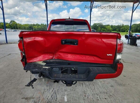 3TMDZ5BN9MM101022 2021 TOYOTA TACOMA Red Հետևի տեսք