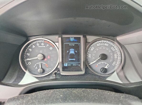 3TMDZ5BNXPM151075 2023 TOYOTA TACOMA White Instrument cluster view