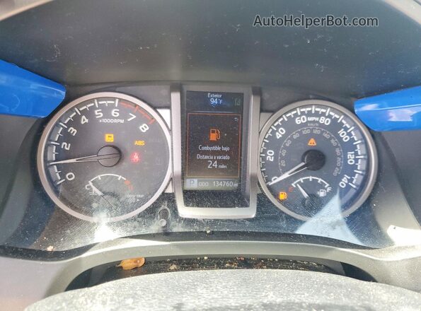 3TMEZ5CN5KM081609 2019 TOYOTA TACOMA Black Widok tylnych siedzeń