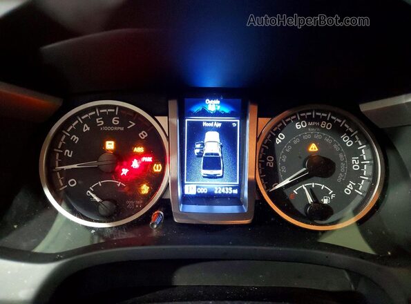 3TMEZ5CN7PM211610 2023 TOYOTA TACOMA Black Вид щитка приладів