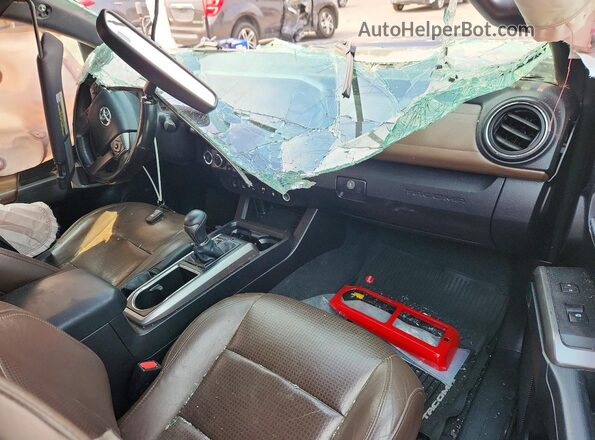 3TMGZ5AN2GM010631 2016 TOYOTA TACOMA Gray წინა პანელის ხედი
