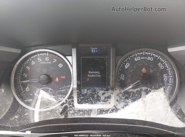 3TMGZ5AN2GM025033 2016 TOYOTA TACOMA Gray Widok tylnych siedzeń