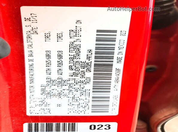 3TMGZ5AN2JM122272 2018 TOYOTA TACOMA Red Widok komory silnika