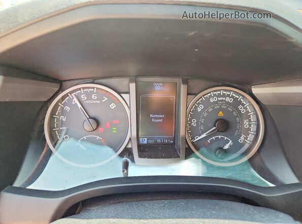 3TMGZ5AN2JM178891 2018 TOYOTA TACOMA Gray Vista del cuadro de instrumentos