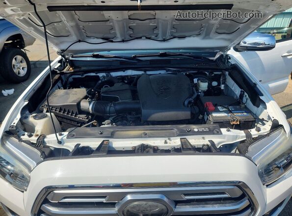 3TMGZ5AN3JM138481 2018 TOYOTA TACOMA White Սալոնի հետևի տեսք