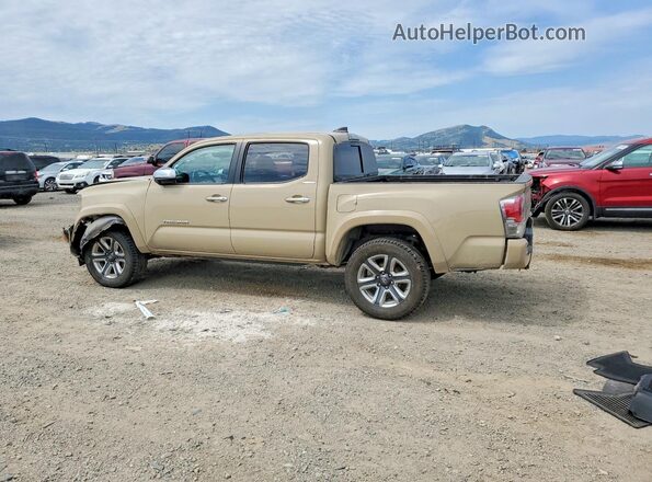 3TMGZ5AN6JM140368 2018 TOYOTA TACOMA Tan Задня ліва чверть
