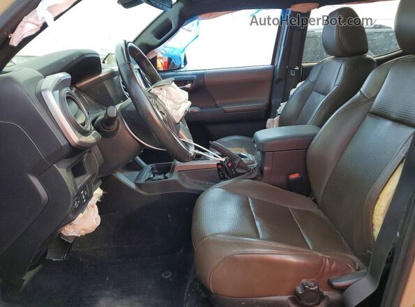 3TMGZ5AN6JM140368 2018 TOYOTA TACOMA Tan Вид салону спереду