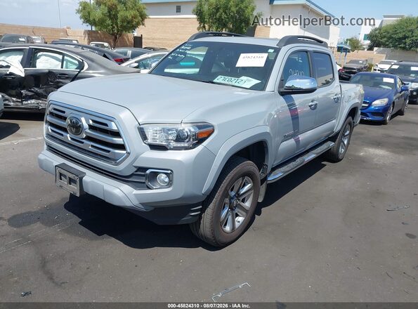 3TMGZ5AN8JM142719 2018 TOYOTA TACOMA Gray Przód lewy