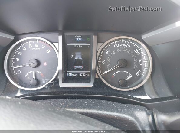 3TMGZ5AN8JM142719 2018 TOYOTA TACOMA Gray Widok tylnych siedzeń