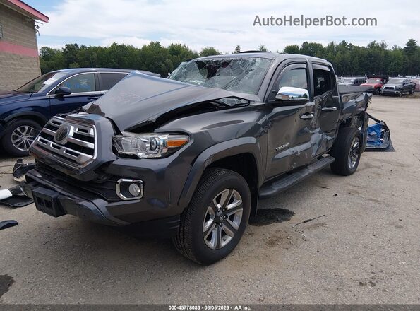 3TMGZ5AN8JM154529 2018 TOYOTA TACOMA Gray Przód lewy