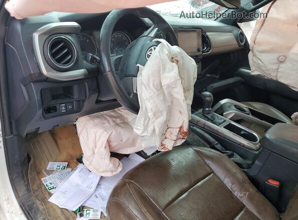 3TMGZ5AN8KM284022 2019 TOYOTA TACOMA White Առջևի վահանակի տեսք