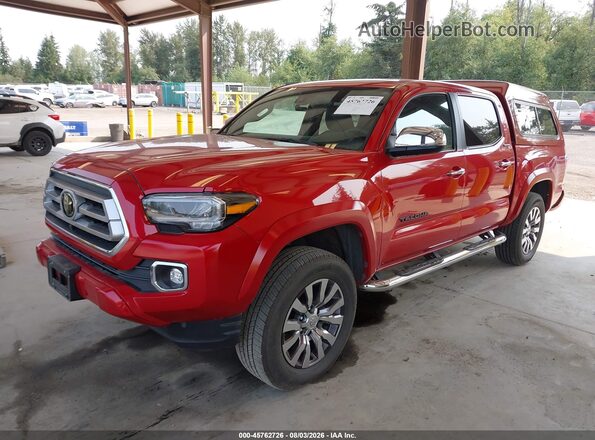 3TMGZ5AN8PM574753 2023 TOYOTA TACOMA Red Front left