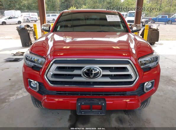 3TMGZ5AN8PM574753 2023 TOYOTA TACOMA Red Instrument cluster view