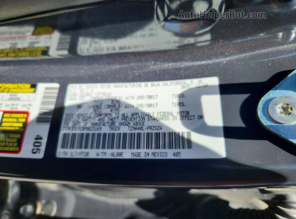 3TMKB5FN3RM023169 2024 TOYOTA TACOMA Gray Vista del compartimento del motor