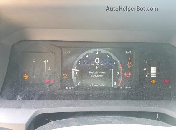 3TMKB5FN4TM056382 2026 TOYOTA TACOMA White Սարքավորումների վահանակի տեսք