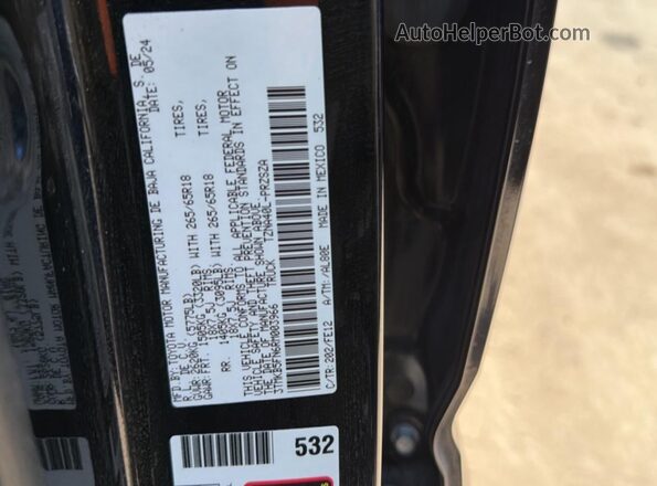 3TMKB5FN6RM003966 2024 TOYOTA TACOMA Black წინა მარჯვენა