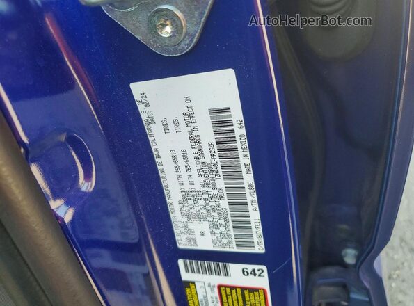 3TMKB5FN7RM000283 2024 TOYOTA TACOMA Blue ძრავის განყოფილების ხედი