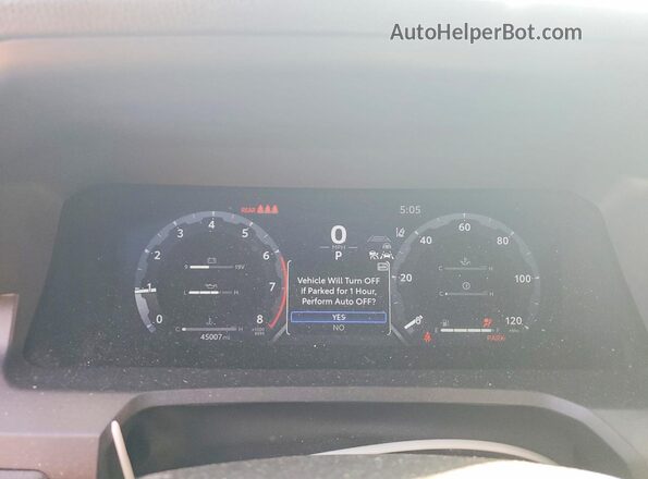 3TMKB5FN7RM000283 2024 TOYOTA TACOMA Blue ხელსაწყოთა პანელის ხედი