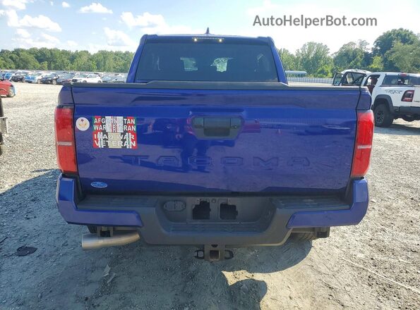 3TMKB5FN7RM000283 2024 TOYOTA TACOMA Blue უკანა ხედი