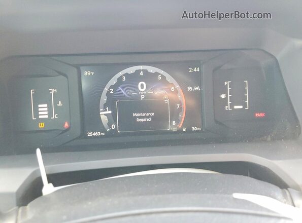3TMKB5FN8SM048705 2025 TOYOTA TACOMA White ხელსაწყოთა პანელის ხედი