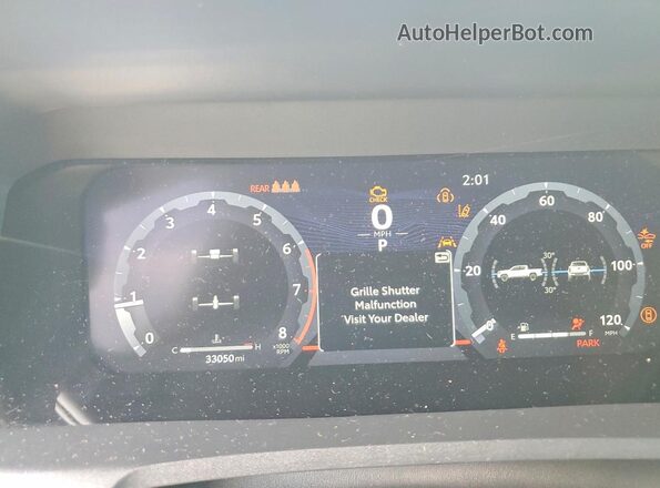 3TMKB5FN9RM004433 2024 TOYOTA TACOMA Синий Вид щитка приборов