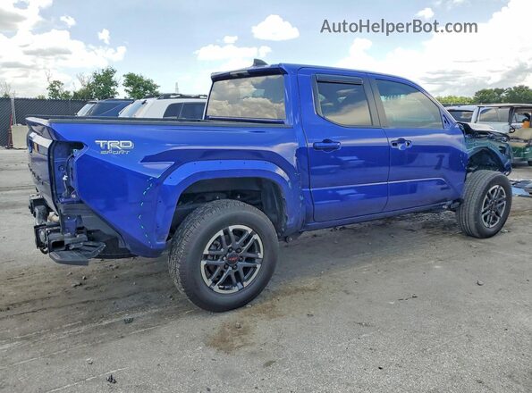 3TMKB5FN9RM004433 2024 TOYOTA TACOMA Синий Задняя правая четверть