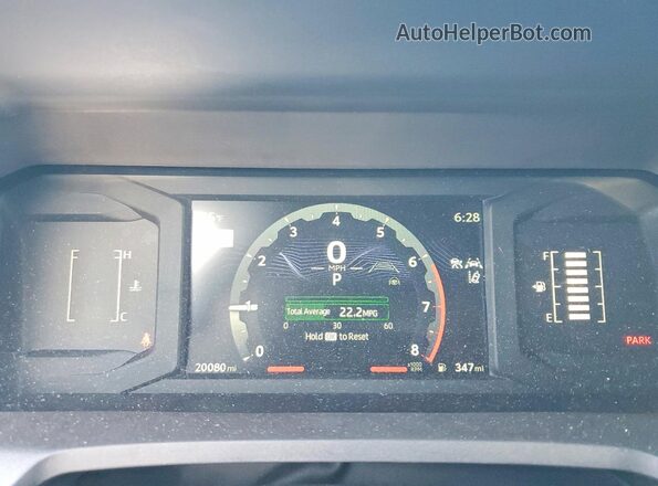3TMKB5FN9SM042637 2025 TOYOTA TACOMA Blue Instrument cluster view