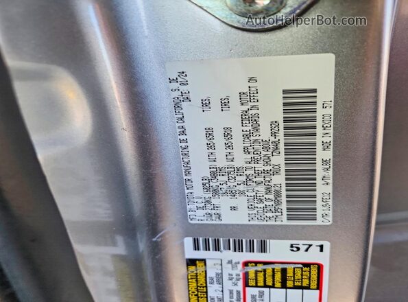3TMLB5FN8RM000121 2024 TOYOTA TACOMA Серебряный Вид подкапотного пространства