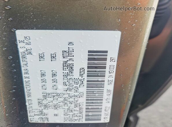 3TMLB5JN0SM097571 2025 TOYOTA TACOMA Green Շարժիչի բաժամունքի տեսք