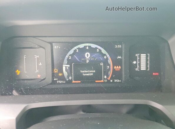 3TMLB5JN0TM264383 2026 TOYOTA TACOMA White Вид щитка приладів