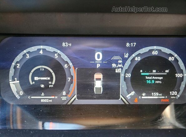 3TMLB5JN1RM032576 2024 TOYOTA TACOMA White Widok zestawu wskaźników