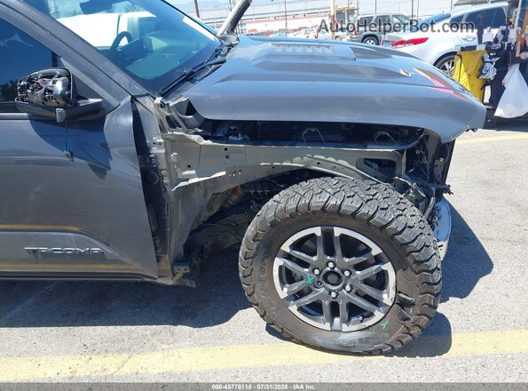 3TMLB5JN1RM079607 2024 TOYOTA TACOMA Gray Դիմացի տեսք