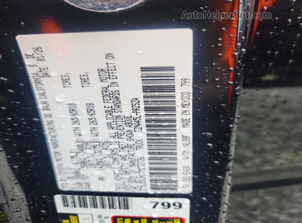 3TMLB5JN1TM232736 2026 TOYOTA TACOMA Черный Вид подкапотного пространства