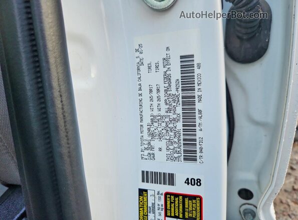3TMLB5JN2SM096891 2025 TOYOTA TACOMA White 