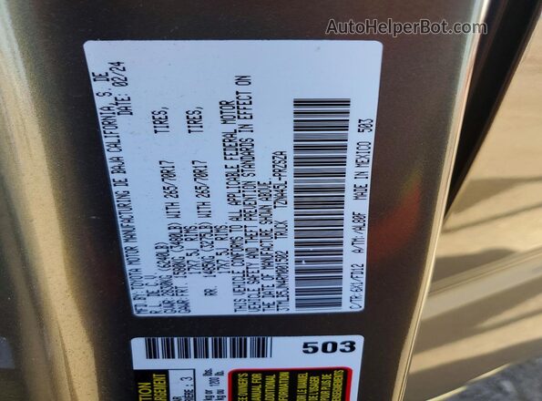 3TMLB5JN4RM001502 2024 TOYOTA TACOMA Tan Вид підкапотного простору