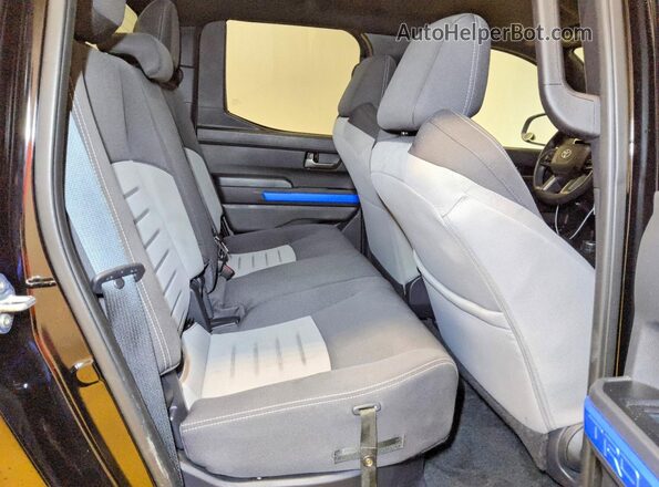 3TMLB5JN4SM107695 2025 TOYOTA TACOMA Black Widok wnętrza z tyłu