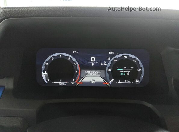 3TMLB5JN4SM107695 2025 TOYOTA TACOMA Black Widok zestawu wskaźników
