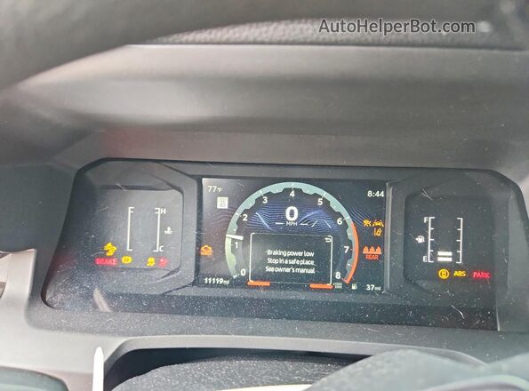 3TMLB5JN4SM193414 2025 TOYOTA TACOMA Black Vista del cuadro de instrumentos
