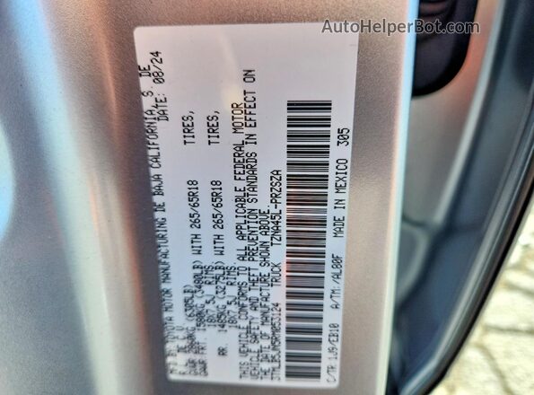 3TMLB5JN5RM053124 2024 TOYOTA TACOMA Silver ძრავის განყოფილების ხედი
