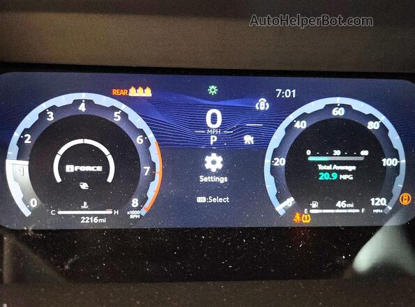 3TMLB5JN5SM139670 2025 TOYOTA TACOMA Orange Սարքավորումների վահանակի տեսք