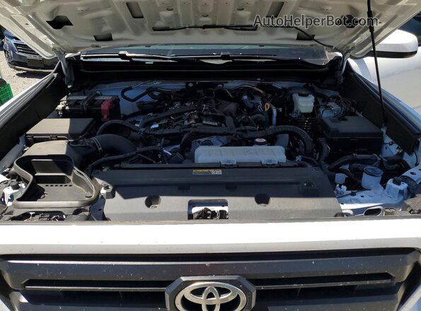 3TMLB5JN6SM128208 2025 TOYOTA TACOMA White უკანა სალონის ხედი