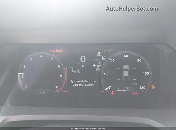 3TMLB5JN6SM147809 2025 TOYOTA TACOMA Gray Вид задніх сидінь