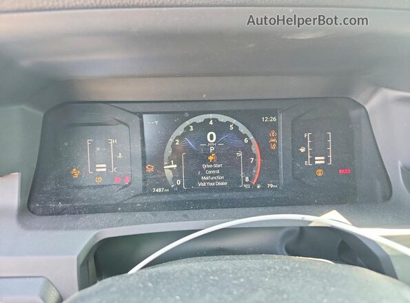 3TMLB5JN6SM151438 2025 TOYOTA TACOMA Black Vista del cuadro de instrumentos