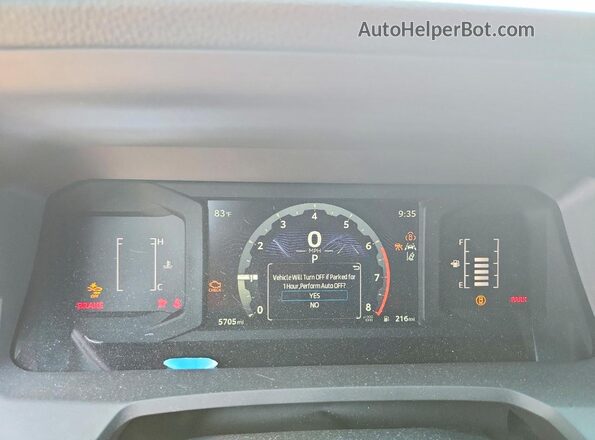 3TMLB5JN6TM221182 2026 TOYOTA TACOMA White ხელსაწყოთა პანელის ხედი