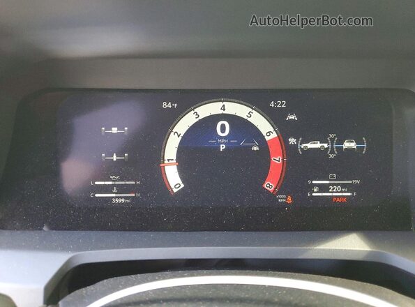 3TMLB5JN6TM252397 2026 TOYOTA TACOMA Gray ხელსაწყოთა პანელის ხედი